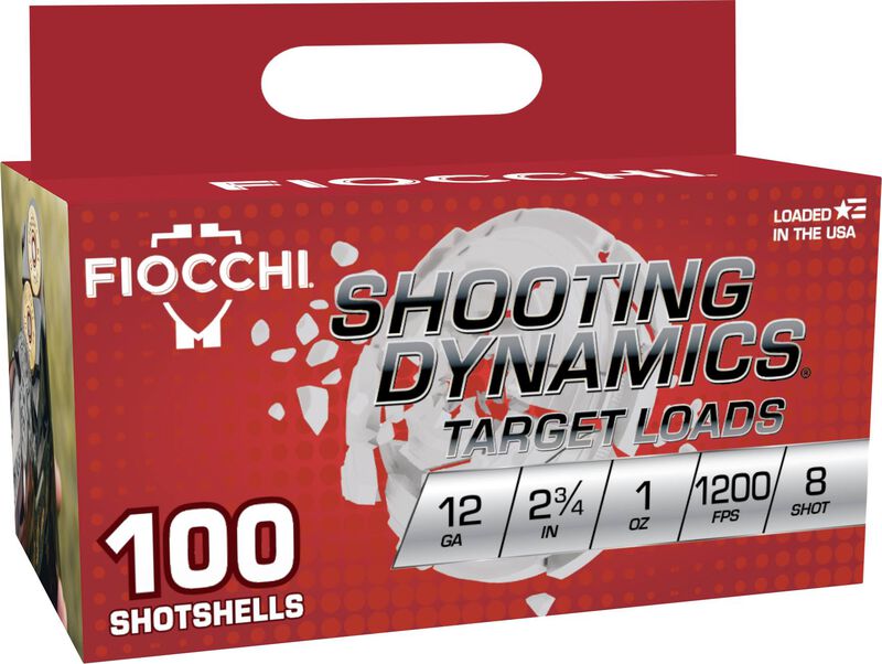 Shooting Dynamics, 12 Gauge, 8 Shot, 2-3/4 in, 1 oz, 1200 fps