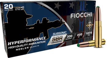 Hyperformance Defense Rifle, 300 Blackout, 220 Grain, Boat Tail, 1075 fps