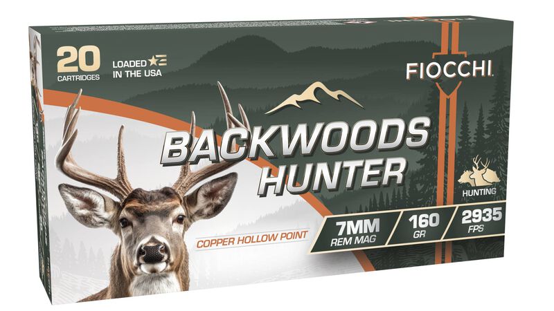 Backwoods Hunter, 7mm Rem Mag, 160 Grain, Copper HP, 2935 fps
