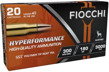 Hyperformance Hunt Rifle, 300 Win Magnum, 180 Grain, Hornady&reg; SST&reg; Polymer Boat-Tail, 3000 fps