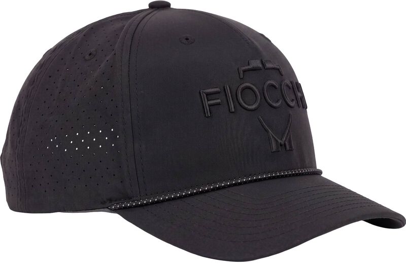 Fiocchi Logo Laser Rope Hat, Black, One Size Fits Most