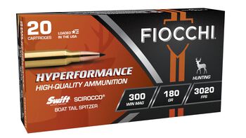 Hyperformance Hunt Rifle, 300 Win Magnum, 180 Grain, Swift&reg; Scirocco&reg; Boat-Tail Spitzer, 3020 fps