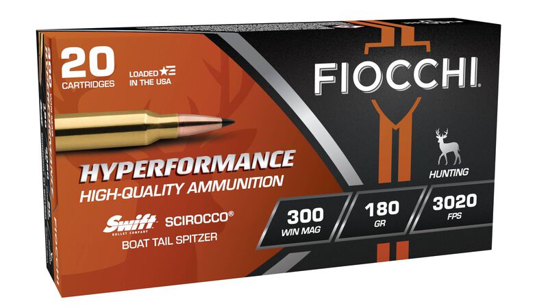 Hyperformance Hunt Rifle, 300 Win Magnum, 180 Grain, Swift&reg; Scirocco&reg; Boat-Tail Spitzer, 3020 fps