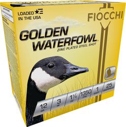 Golden Waterfowl, 12 Gauge, 1 Shot, 3 in, 1 1/4 oz, 1350 fps