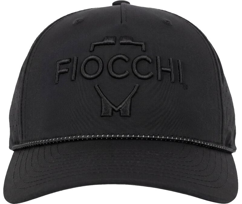 Fiocchi Logo Laser Rope Hat, Black, One Size Fits Most
