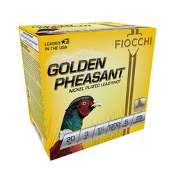 Golden Pheasant, 20 Gauge, 5 Shot, 3 in, 1 1/4 oz, 1200 fps