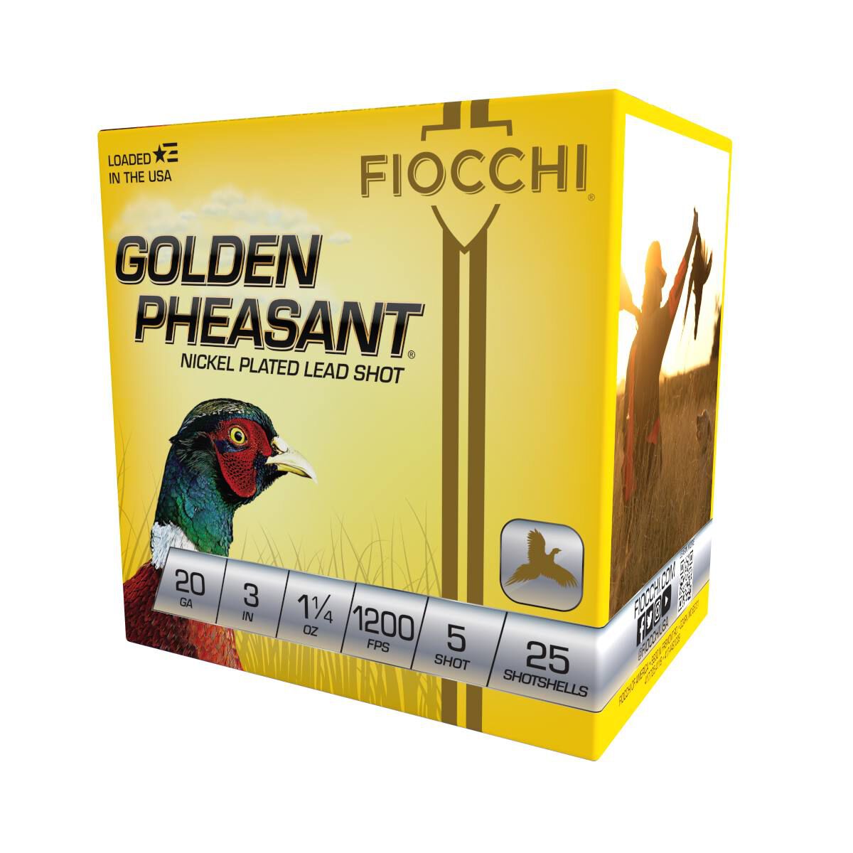 Buy Golden Pheasant 20 Gauge Ammo | 5 Shot, 1 1/4 oz, 3in / 76mm