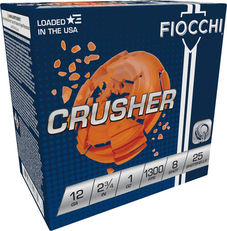 Crusher, 12 Gauge, 8 Shot, 2-3/4 in, 1 oz, 1300 fps