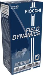 Field Dynamics Rimfire, 22 LR, 40 Grain, Copper Plated Round Nose, 1250 fps