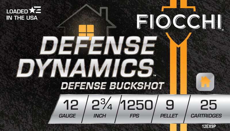 Defense Dynamics Buckshot, 12 Gauge, 1 Buck Shot, 2-3/4 in, 1250 fps