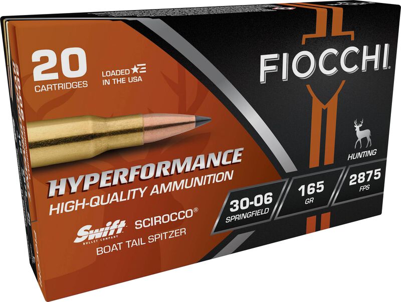 Hyperformance Hunt Rifle, 30-06 Springfield, 165 Grain, Swift&reg; Scirocco&reg; Boat-Tail Spitzer, 2875 fps