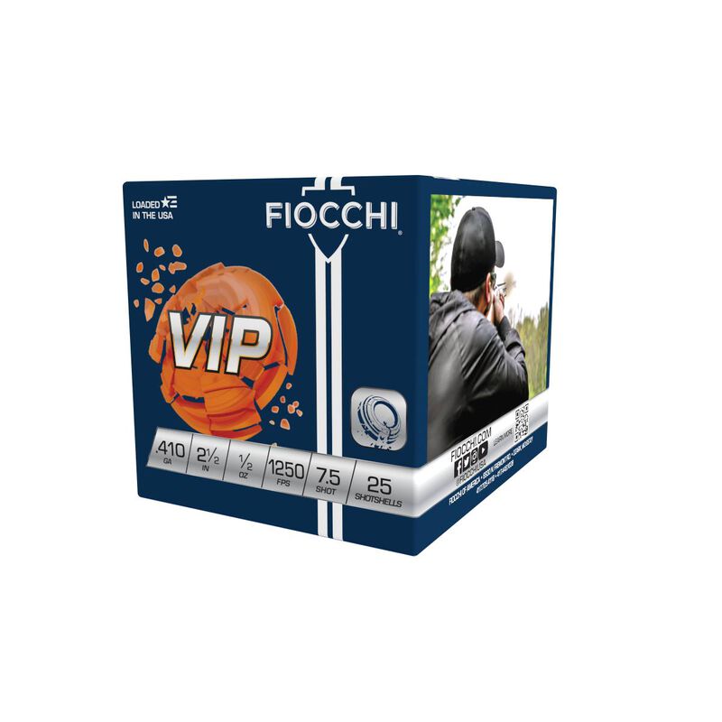 VIP, 410 Bore, 7.5 Shot, 2-1/2 in, 1/2 oz, 1250 fps