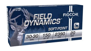 Field Dynamics Big Game, 30-30 Win, 150 Grain, Flat Soft Point, 2390 fps