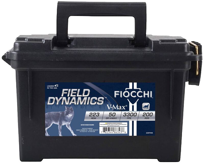 Field Dynamics Varmint, 223 Rem, 50 Grain, Hornady&reg; V-Max&reg;, 3300 fps