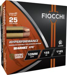 Hyperformance Hunt Handgun, 10mm Auto, 155 Grain, Barnes XPB, 1165 fps