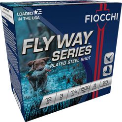 Flyway Series, 12 Gauge, 2 Shot, 3 in, 1 1/8 oz, 1500 fps