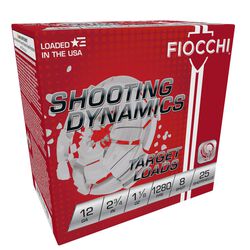 Shooting Dynamics, 12 Gauge, 8 Shot, 2-3/4 in, 1 1/8 oz, 1280 fps