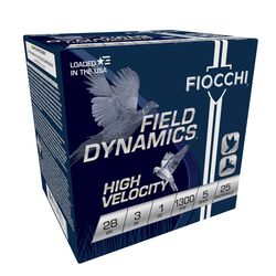 Field Dynamics High Velocity, 28 Gauge, 5 Shot, 3 in, 1 oz, 1300 fps