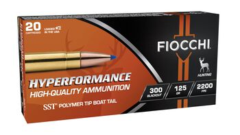 Hyperformance Hunt Rifle, 300 Blackout, 125 Grain, Hornady&reg; SST&reg; Polymer Boat-Tail, 2200 fps