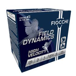 Field Dynamics High Velocity, 28 Gauge, 6 Shot, 3 in, 1 oz, 1300 fps