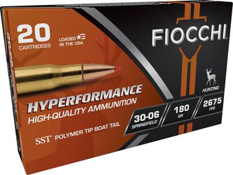Hyperformance Hunt Rifle, 30-06 Springfield, 180 Grain, Hornady® SST® Polymer Boat-Tail, 2675 fps
