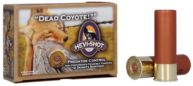 Dead Coyote, 12 Gauge, 00 Buck Shot, 3 in, 1350 fps
