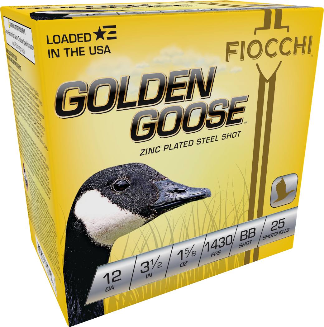 Fiocchi Golden Goose 12ga BB Steel 3 1/2 in. 1 5/8 oz – Superb Goose Load